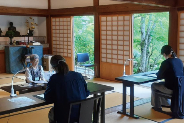 修善寺で写経体験｜Shakyo at Shuzenji Temole